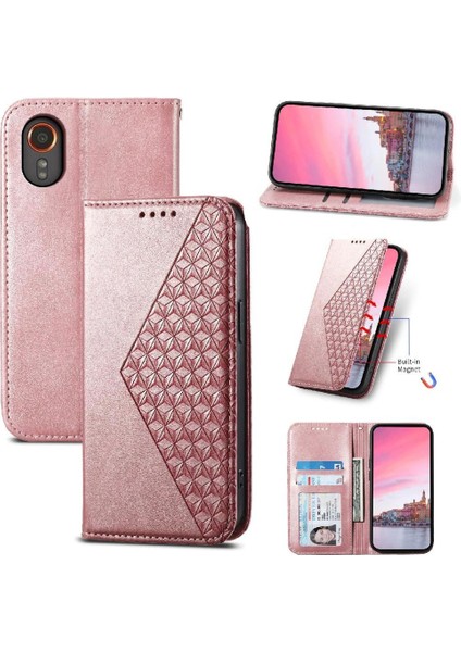 Samsung Galaxy Xcover 7 Için Flip Case El Kayışı Günlük Kullanım Cüzdan Standı (Yurt Dışından)