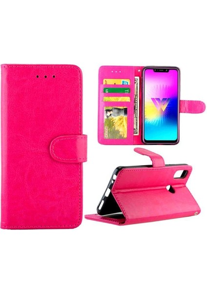 Lg W10 Kart Tutucu Darbeye Pu Deri Kickstand Manyetik Için Flip Case (Yurt Dışından) modelleri