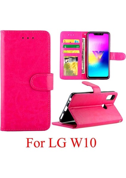 Lg W10 Kart Tutucu Darbeye Pu Deri Kickstand Manyetik Için Flip Case (Yurt Dışından) fırsatları