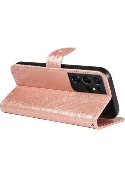 Samsung Galaxy S21 Için Flip Case Ultra Ayrılabilir El Kayışı Kabartmalı Yüksek (Yurt Dışından) fırsatları