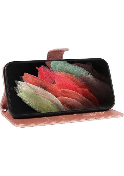 Samsung Galaxy S21 Için Flip Case Ultra Ayrılabilir El Kayışı Kabartmalı Yüksek (Yurt Dışından) indirimleri