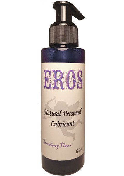Lubr Lubricant Strawberry 125 ml _ Eros Lubr Büyük Boy Çilek Aromalı Anàl Vajjinal Kayd.ırıcı 120 ml Ölçek _ Aromatik Bay Bayan Kullanım
