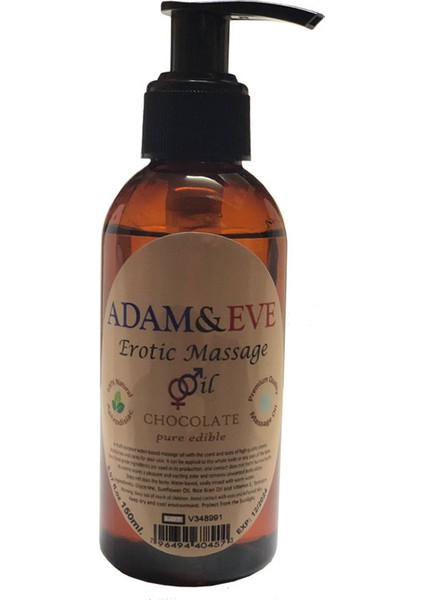 Adam & Eve Chocolate 150 ml Natural Adam&eve ER0TIC Massage Oil _ Boy Aromatik Çikolatalı Adam Eve ER0TIK Masaj Yağı