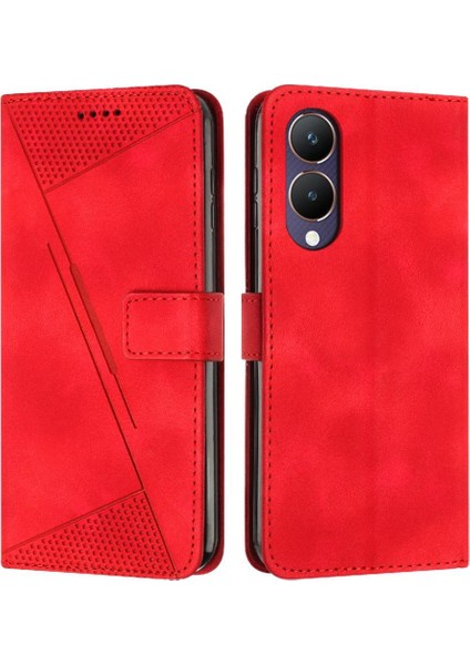 Vıvo Y28 4g Kart Ekleme Kickstand Pu Deri Cüzdan Için Flip Case (Yurt Dışından)