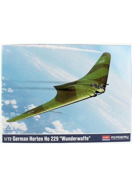 12583 1/72 Ölçek, German Horten Ho 229 (Wunderwaffe) Savaş Uçağı, Plastik Model Kiti