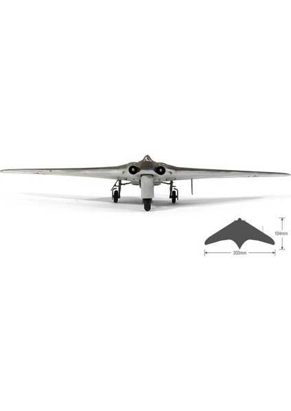 12583 1/72 Ölçek, German Horten Ho 229 (Wunderwaffe) Savaş Uçağı, Plastik Model Kiti