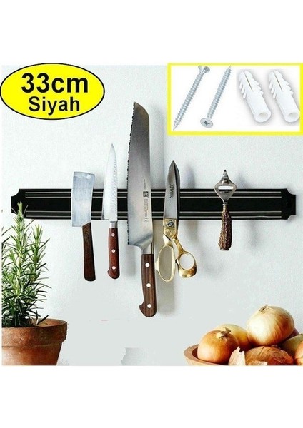 Mıknatıslı Bıçak Askısı Bıçak Tutucu Mıknatıs Askılığı 33 cm Bıçak Askı Standı fiyatları