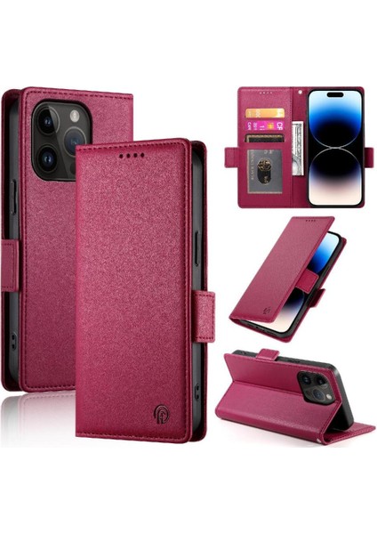 IPhone 14 Pro Günlük Kullanım Için Flip Case Kart Yuvaları Cüzdan Çevirme Iş (Yurt Dışından) indirimleri