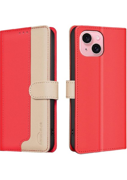 IPhone 15 Için Flip Case Kart Yuvaları Tutucu Flip Folio Rfıd Engelleme Tpu (Yurt Dışından) indirimleri