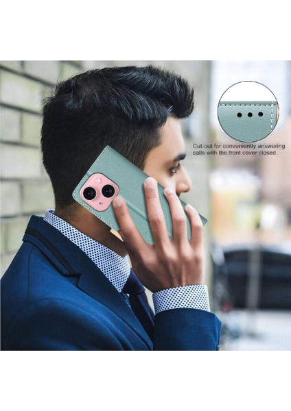 IPhone 11 Için Flip Case Rfıd Engelleme Kickstand Darbeye Tpu Iç Kabuk (Yurt Dışından) fırsatları