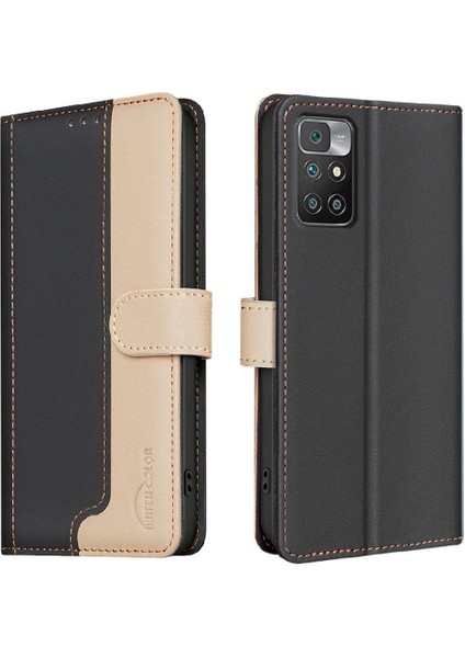 Xiaomi Redmi 10 2022 Için Kickstand Flip Case Folio Darbeye Tpu (Yurt Dışından)