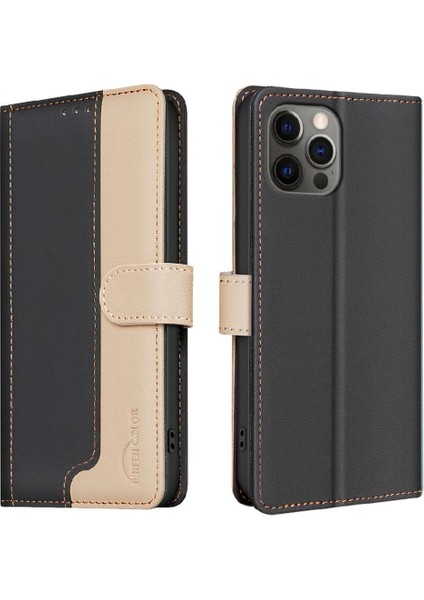 IPhone 14 Için Flip Case Pro Max Kickstand Flip Folio Kart Yuvaları Tutucu Tpu (Yurt Dışından)