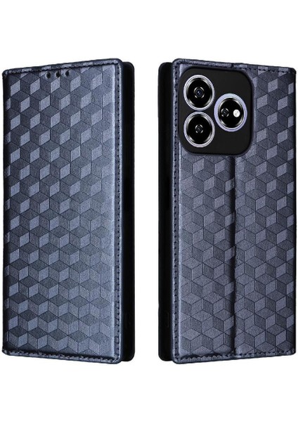 Zte Axon 60 4g Pu Deri Cüzdan Durumda 3D Desen Kart Yuvaları Tutucu (Yurt Dışından)