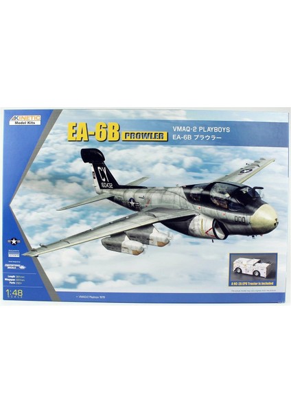 K48112 1/48 Ea-6b Prowler (Vmaq-2 Playboys) Savaş Uçağı, Plastik Model Kiti