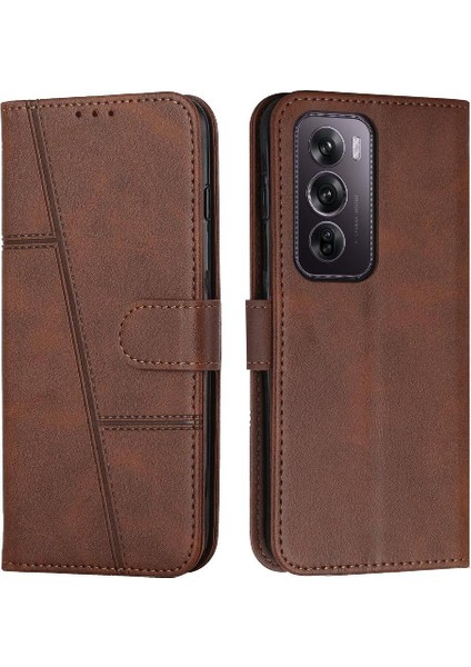 Oppo Oppo 12 Pro 5g Kart Ekleme Pu Deri Yan Toka Için Flip Case (Yurt Dışından)