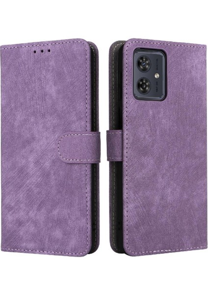 Motorola Moto G54 5g Rfıd Engelleme Flip Folio Cüzdan Manyetik Pu (Yurt Dışından)