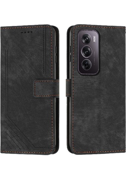 Oppo Oppo 12 Pro 5g Pu Deri Kart Ekleme Cüzdan Için Flip Case (Yurt Dışından)