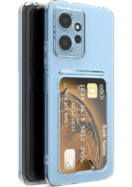 Xiaomi Redmi Note 13 Pro 4g Uyumlu Kartlık Tipi Şeffaf Arka Koruma Kılıf