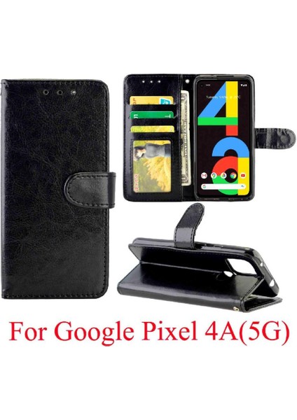 Google Piksel 4A 5g Kickstand Manyetik Kapatma Darbeye Pu Için Flip Case (Yurt Dışından) indirimleri