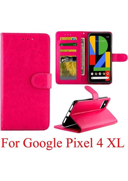 Google Piksel 4 Xl Pu Deri Manyetik Kapatma Kart Tutucu Için Flip Case (Yurt Dışından)