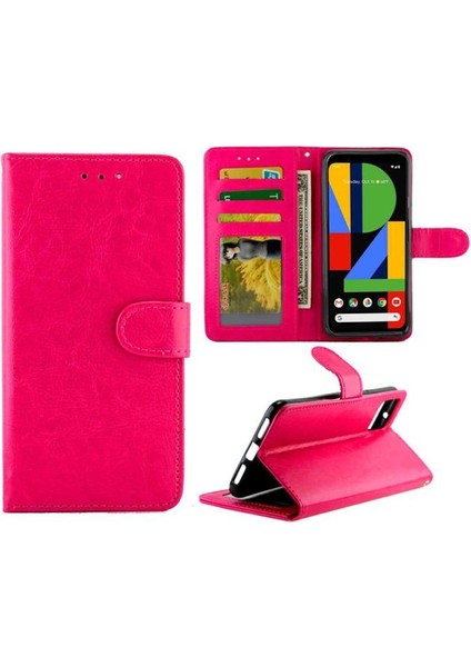 Google Piksel 4 Xl Pu Deri Manyetik Kapatma Kart Tutucu Için Flip Case (Yurt Dışından)