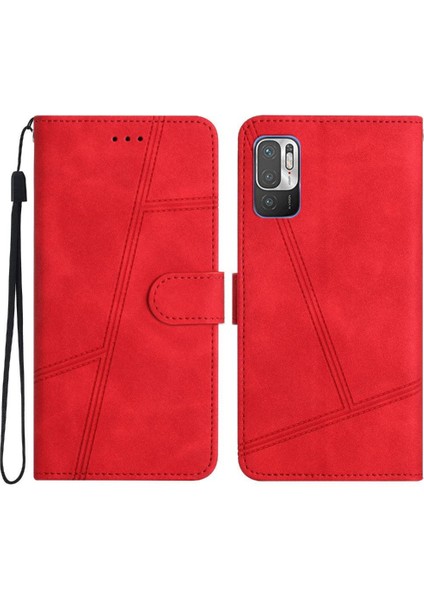 Xiaomi Redmi Not 10 Için Flip Case 5g Flip Folio Cüzdan Pu Deri Kart (Yurt Dışından)