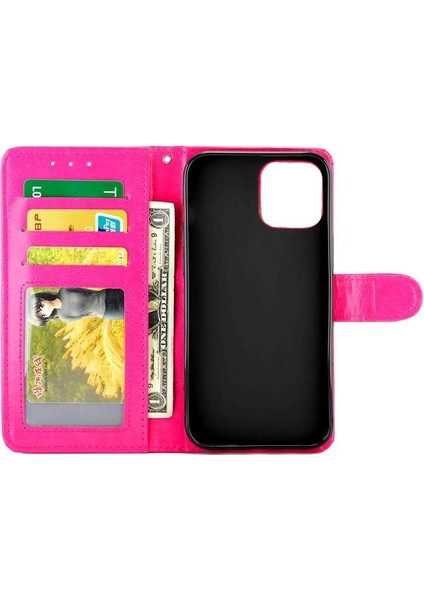 IPhone 12 Için Flip Case Pro Max Darbeye Pu Deri Manyetik Kapatma (Yurt Dışından)