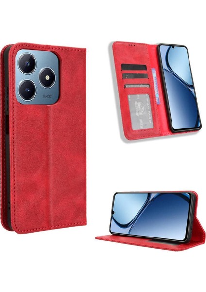 Realme C61 4g Manyetik Kapatma Cüzdan Pu Deri Kılıf (Yurt Dışından) modelleri