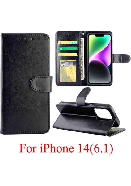 IPhone 14 Için Flip Case Darbeye Pu Deri Kart Tutucu Kickstand (Yurt Dışından) indirimleri