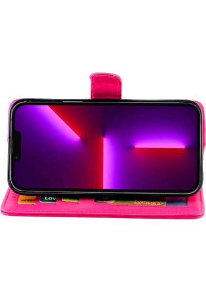 IPhone 13 Için Flip Case Pro Max Kart Tutucu Pu Deri Darbeye Kapatma (Yurt Dışından)