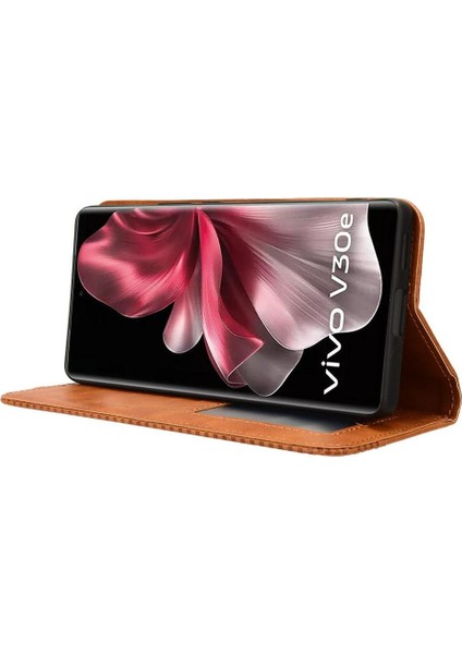Vıvo V40 Lite 5g Cüzdan Manyetik Kapatma Pu Deri Için Kılıf (Yurt Dışından) modelleri