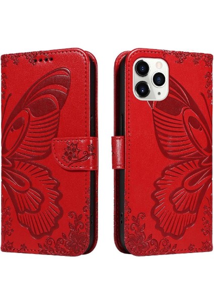 Kredi Kartı Yuvası ile IPhone 11 Pro Max Için Flip Case Ayrılabilir El Yüksek (Yurt Dışından)