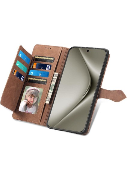 Huawei Pura 70 Pro Iş Için Flip Case Çok Renkli Flip Fermuar Tarzı (Yurt Dışından)