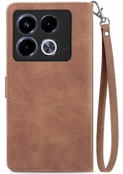 Infinix Not 40 Çok Renkli Çoklu Kart Yuvası Flip Fermuar Için Flip Case (Yurt Dışından) fırsatları