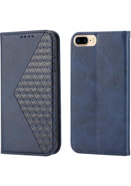 IPhone 7 Için Flip Case Artı/8 Artı Eşkenar Dörtgen Şekli El Kayışı Günlük Kullanım (Yurt Dışından)