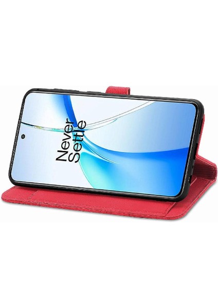 Oneplus Nord Ce4 Çok Renkli Flip Fermuar Tarzı Cüzdan Yuvası Için Flip Case (Yurt Dışından)