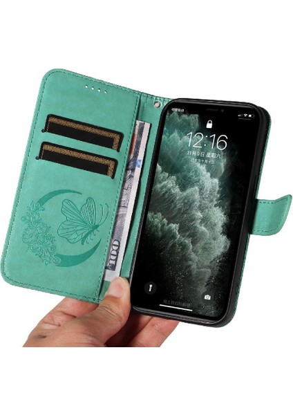 Kredi Kartı Yuvası ile IPhone 11 Pro Max Için Flip Case Ayrılabilir El Yüksek (Yurt Dışından)