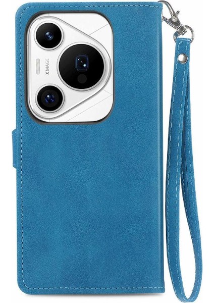 Huawei Pura 70 Pro Için Flip Case Artı Flip Fermuar Tarzı Cüzdan Çok Renkli (Yurt Dışından)