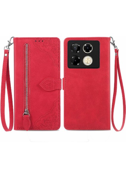 Infinix Not 40 Pro 4g Iş Çoklu Kart Yuvası Cüzdan Flip Için Flip Case (Yurt Dışından)
