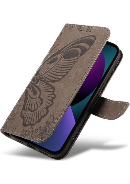 IPhone 14 Için Flip Case Artı Kredi Kartı Yuvası ile Yüksek Kaliteli Deri (Yurt Dışından)