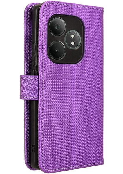 Realme Gt 6 Kickstand Kapak Kart Tutucu Manyetik Cüzdan Için Kılıf (Yurt Dışından) fiyatları