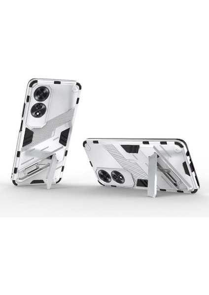 Oppo A60 4g Kickstand Koruyucu Kapak Için Kılıf Sağlam Askeri (Yurt Dışından) modelleri