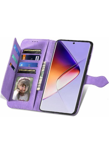 Infinix Not 40 Pro 4g Iş Çoklu Kart Yuvası Cüzdan Flip Için Flip Case (Yurt Dışından)
