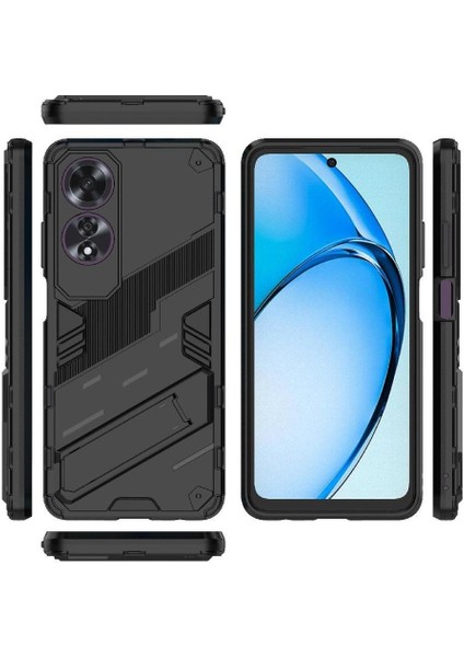 Oppo A60 4g Kickstand Koruyucu Kapak Için Kılıf Sağlam Askeri (Yurt Dışından) modelleri