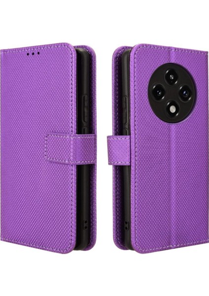 Oppo A3 Pro 5g Kickstand Kart Tutucu Manyetik Cüzdan Kapak Için Kılıf (Yurt Dışından)