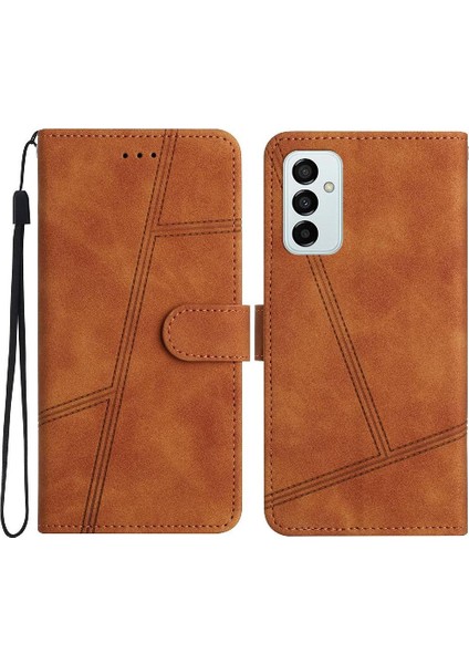 Samsung Galaxy M52 5g Tam Koruma Bilek Kayışı Kart Yuvaları Için Flip Case (Yurt Dışından)