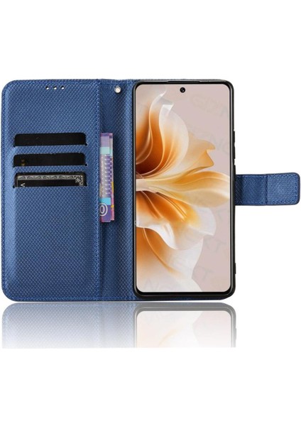 Oppo A3 Pro 5g Kickstand Kart Tutucu Manyetik Cüzdan Kapak Için Kılıf (Yurt Dışından)
