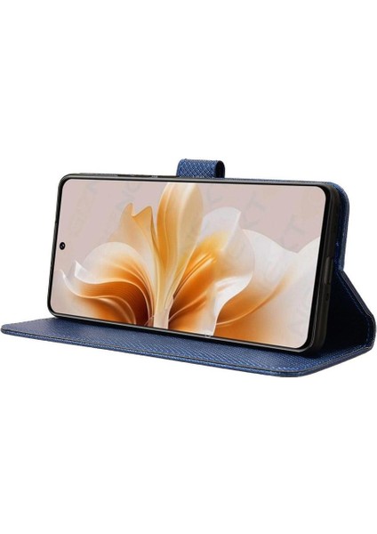 Oppo A3 Pro 5g Kickstand Kart Tutucu Manyetik Cüzdan Kapak Için Kılıf (Yurt Dışından)