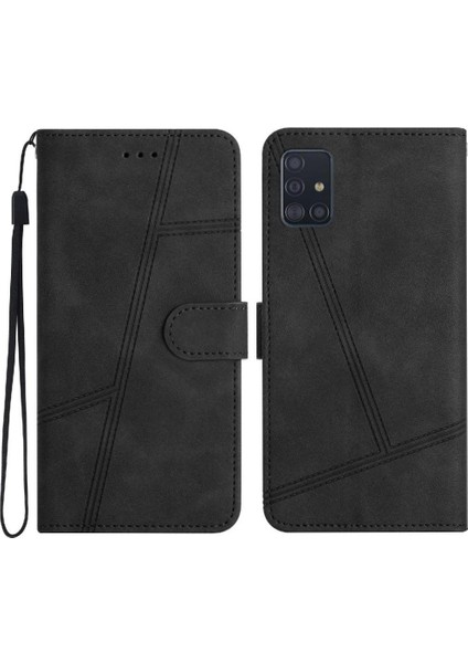 Samsung Galaxy A71 4g Bilek Kayışı Için Flip Case Kart Yuvaları Tutucu Manyetik (Yurt Dışından) indirimleri