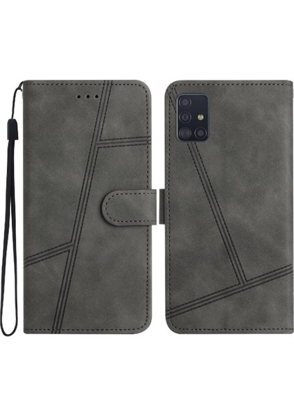 Samsung Galaxy A71 4g Bilek Kayışı Için Flip Case Kart Yuvaları Tutucu Manyetik (Yurt Dışından)